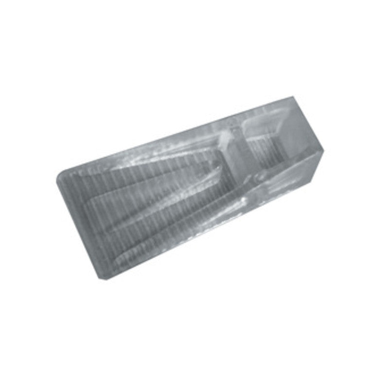 Q.TA' 25 FERMAPORTA IN GOMMA ANTISCIVOLO 66 MM CRISTAL