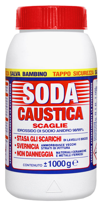 Q.TA'. 12 SODA CAUSTICA A SCAGLIE 1 KG