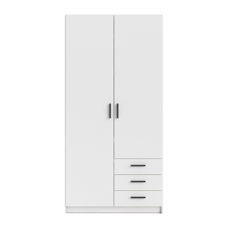 Q.TA' 1 KIT ARMADIO SPRINT 2A+3C 98X50X200 BIANCO