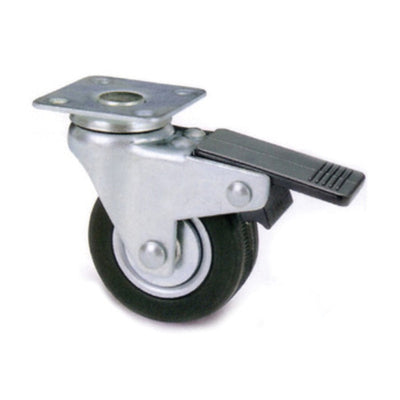 Q.TA' 12 RUOTA MOBILE D 50 MM GOMMA 160 BIS PIASTRA C/FR