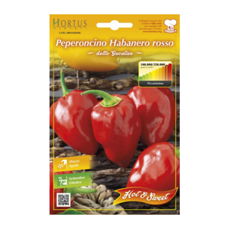 Q.TA' 10 SEMI ORTO PEPERONCINO HABANERO ROSSO