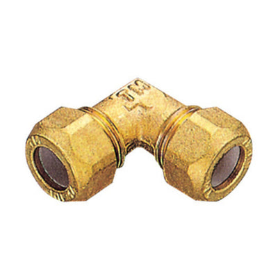 Q.TA' 1 PL GOMITO OTTONE DOPPIO BICONO 12 PESANTE