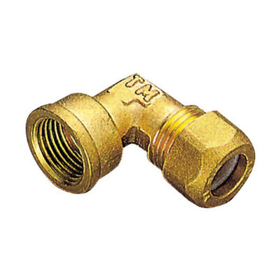 Q.TA' 1 PL GOMITO OTTONE BICONO F/GAS 10X1/2 PES
