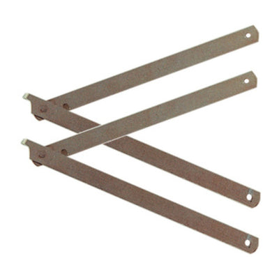 Q.TA' 6 BL ASTA SNODATA P/CAVALLETTI DX E SX DA 250 MM