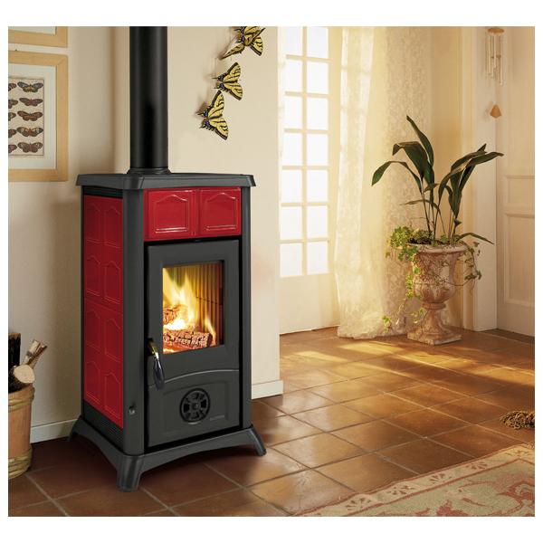 Q.TA' 1 STUFA LEGNA 6 KW GEMMA BORDEAUX V3