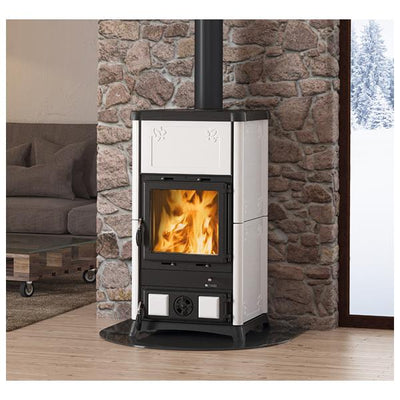 Q.TA' 1 STUFA LEGNA 8.3 KW FEDORA BORDEAUX V0-3-4