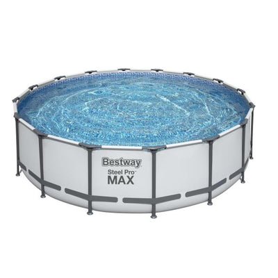 Q.TA' 1 PISCINA STEEL PRO MAX C/TELAIO E ACCES D 488X122 5612Z