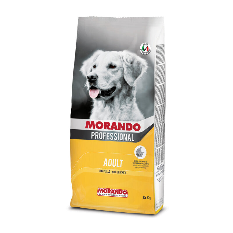 Q.TA' 1 CIBO CANE MORANDO 15KG ADULT POLLO