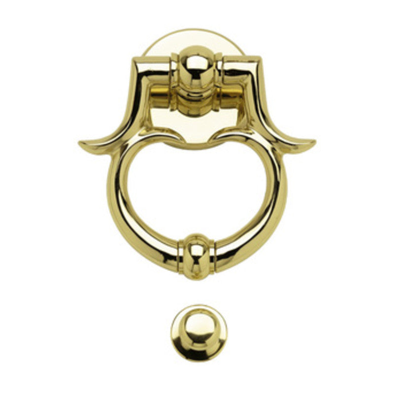 Q.TA' 1 BATTENTE OTTONE BAROCCO 150 MM LUCIDO VERNIC