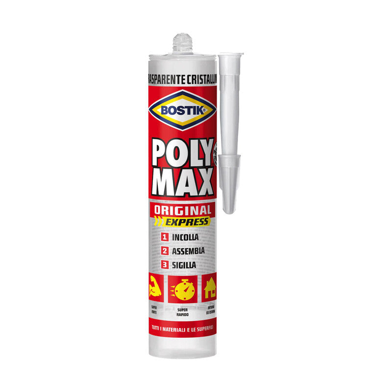 Q.TA' 1 BOSTIK POLYMAX ORIGINAL 300 G CRISTAL CARTUCCIA