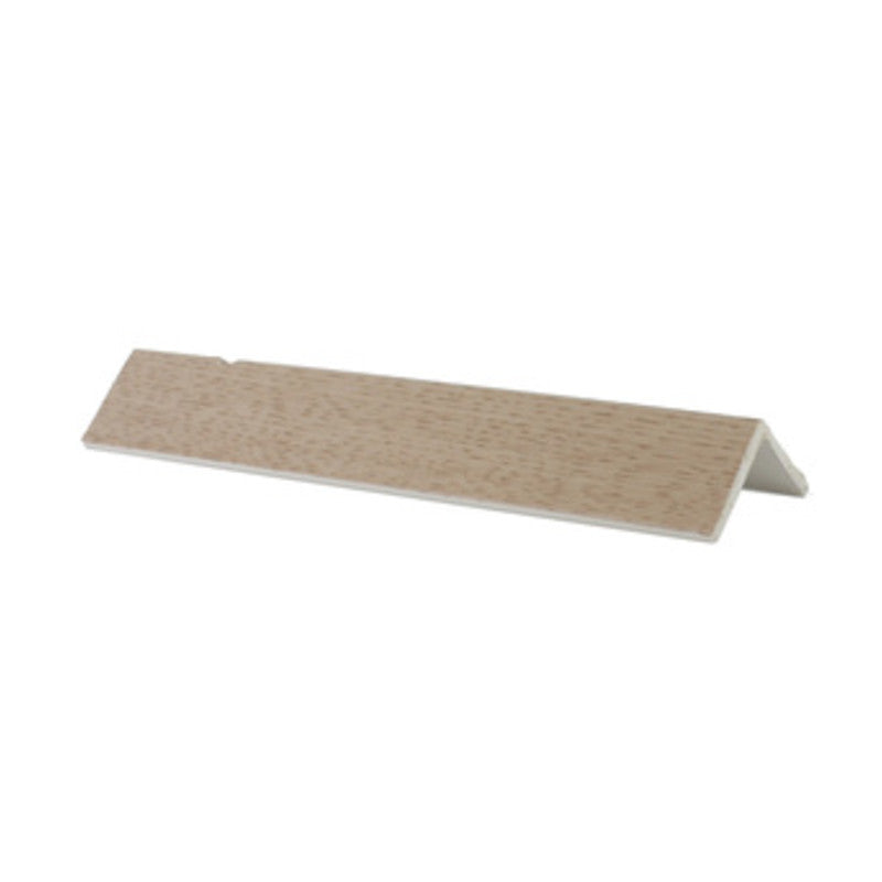Q.TA' 36 PARASPIGOLO 25X25 MM PVC ESPANSO 3 M ROVERE SBIANCATO