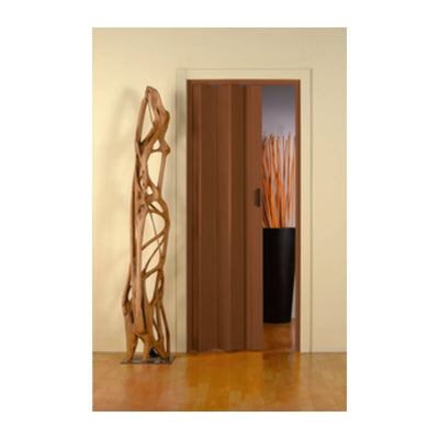 Q.TA' 1 PORTA A SOFFIETTO MONICA 83X214 CM NOCE