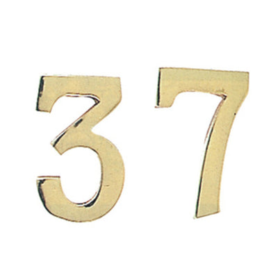 Q.TA' 1 BL NUMERO CIVICO 2 IN OTTONE 100 MM