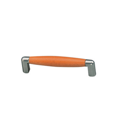 Q.TA' 1 BL MANIGLIA FAGGIO 4090 NOCE NICHEL SAT 128 MM