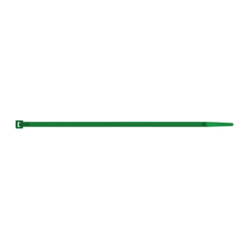 Q.TA' 1 FASCETTA CABLAGGIO VERDE NYLON 3,5X200 MM 100 *