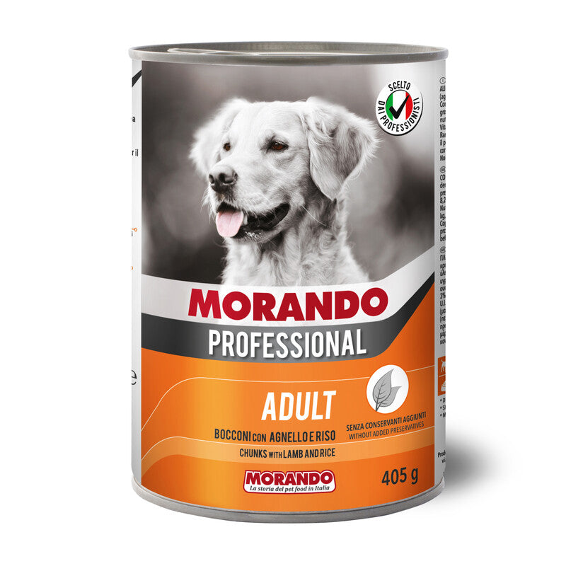Q.TA' 24 CIBO CANE MORANDO LATT 405 G BOCCONI AGNEL RIS0