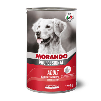Q.TA' 12 CIBO CANE MORANDO LATT 1250 G MANZO