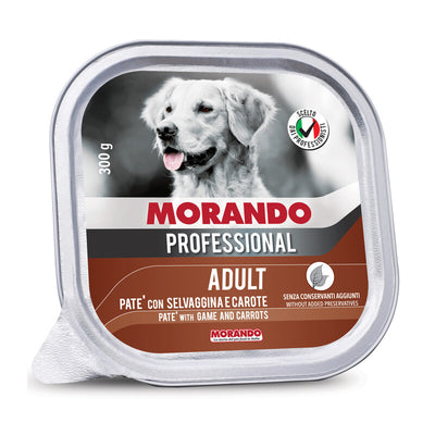Q.TA' 18 CIBO CANE MORANDO VSC 300 G PATE SELVAGG CAROTE