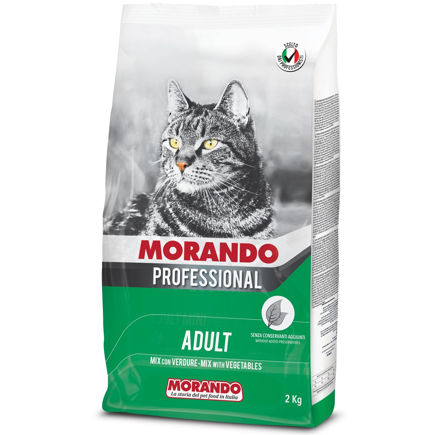 CIBO GATTO MORANDO 2 KG MIX VERDURE