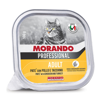 Q.TA' 32 CIBO GATTO MORANDO VSC 100 G PATE POLLO TACCHIN