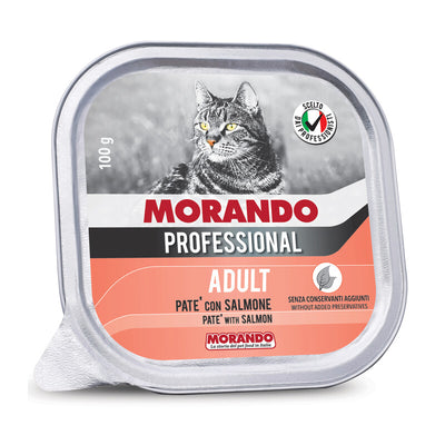Q.TA' 32 CIBO GATTO MORANDO VSC 100 G PATE SALMONE
