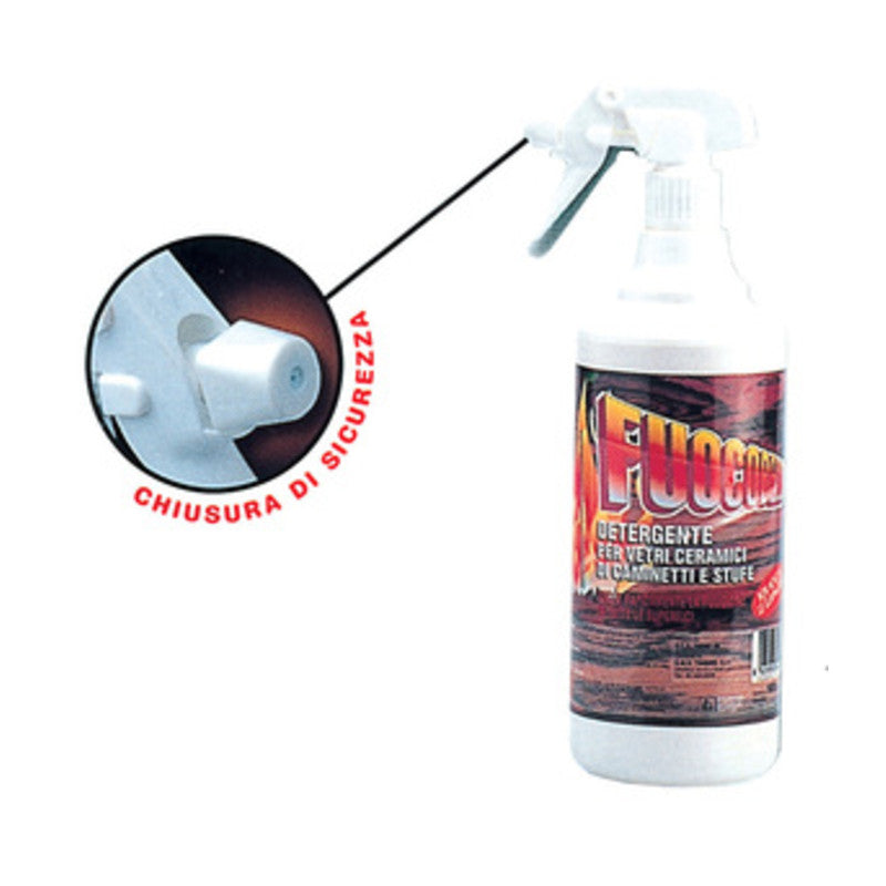 Q.TA' 12 PULITORE P/VETRI STUFE E CAMINI FUOCOBELLO 750ML