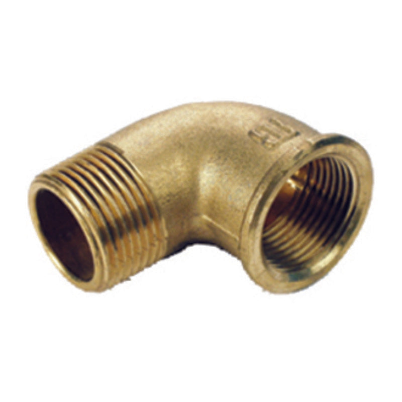 Q.TA' 5 IDRAULICA - GOMITO MF 92 OTTONE GIALLO D 1