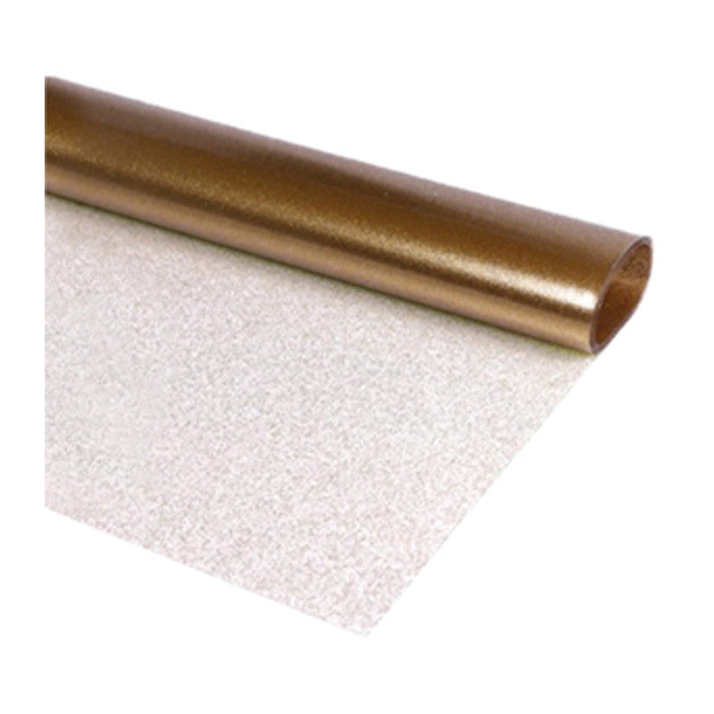 Q.TA' 30 TOVAGLIATO GLITTER ORO H 140 CM