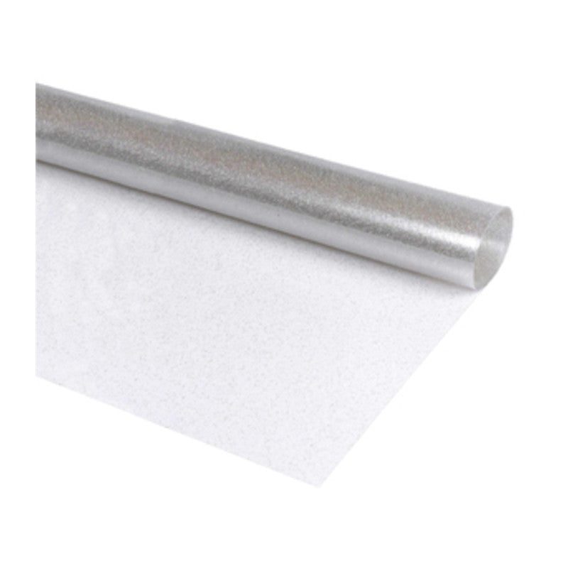 Q.TA' 30 TOVAGLIATO GLITTER ARGENTO H 140 CM