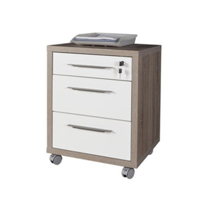 Q.TA' 1 DISEGNO CASSETTIERA 3 CASSETTI 45X48,5X63 I ROVERE BIANCO