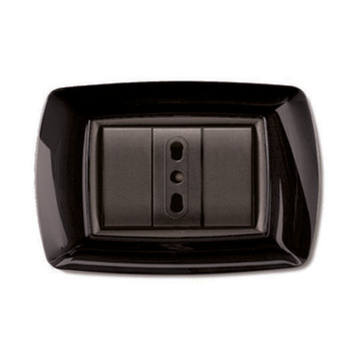 Q.TA' 10 PLACCA LIFE LIVING PLAST NERO 3P