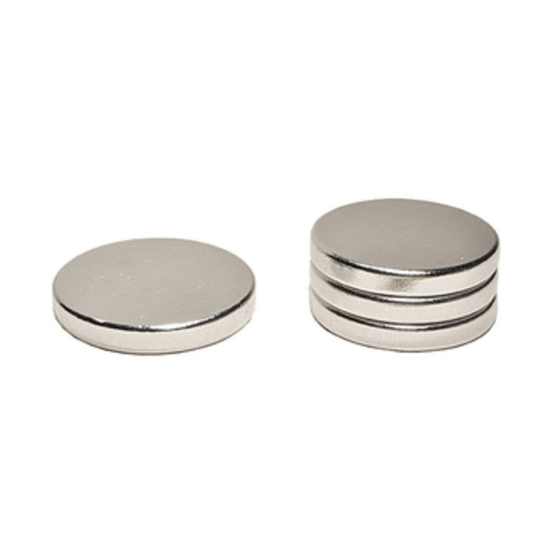Q.TA' 6 BL BOTTONE MAGNETICO S/FORO D 20X3 MM 2