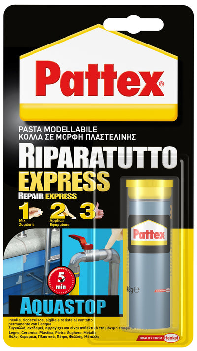 Q.TA'. 12 PATTEX RIPARATUTTO EXPRESS AQUASTOP 48 G