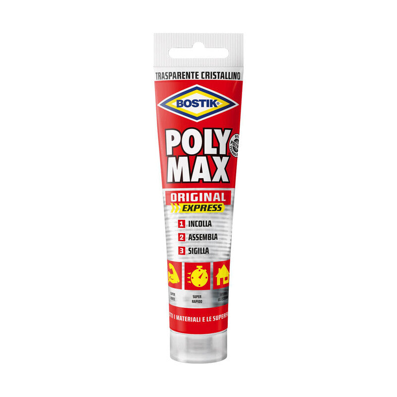 Q.TA' 12 BOSTIK POLYMAX ORIGINAL 115 G CRISTAL TUBO