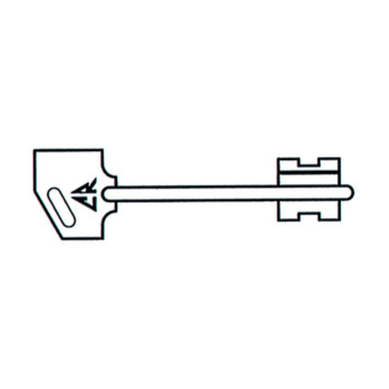 Q.TA' 10 CR 14 CHIAVE GREZZA P/SERRATURE DM GAMBO 92MM