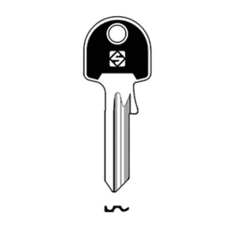 Q.TA' 10 SILCA UL051SLSL CHIAVE PROFILO SLIM COLOR OTTONE