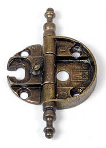 Q.TA' 10 CERNIERA P/MOBILI A0057 BRONZO ANTIC 35X18 MM