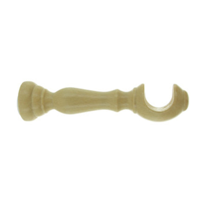 Q.TA' 1 SUPPORTO LEGNO P/BASTONE NATURALE 18 CM 2