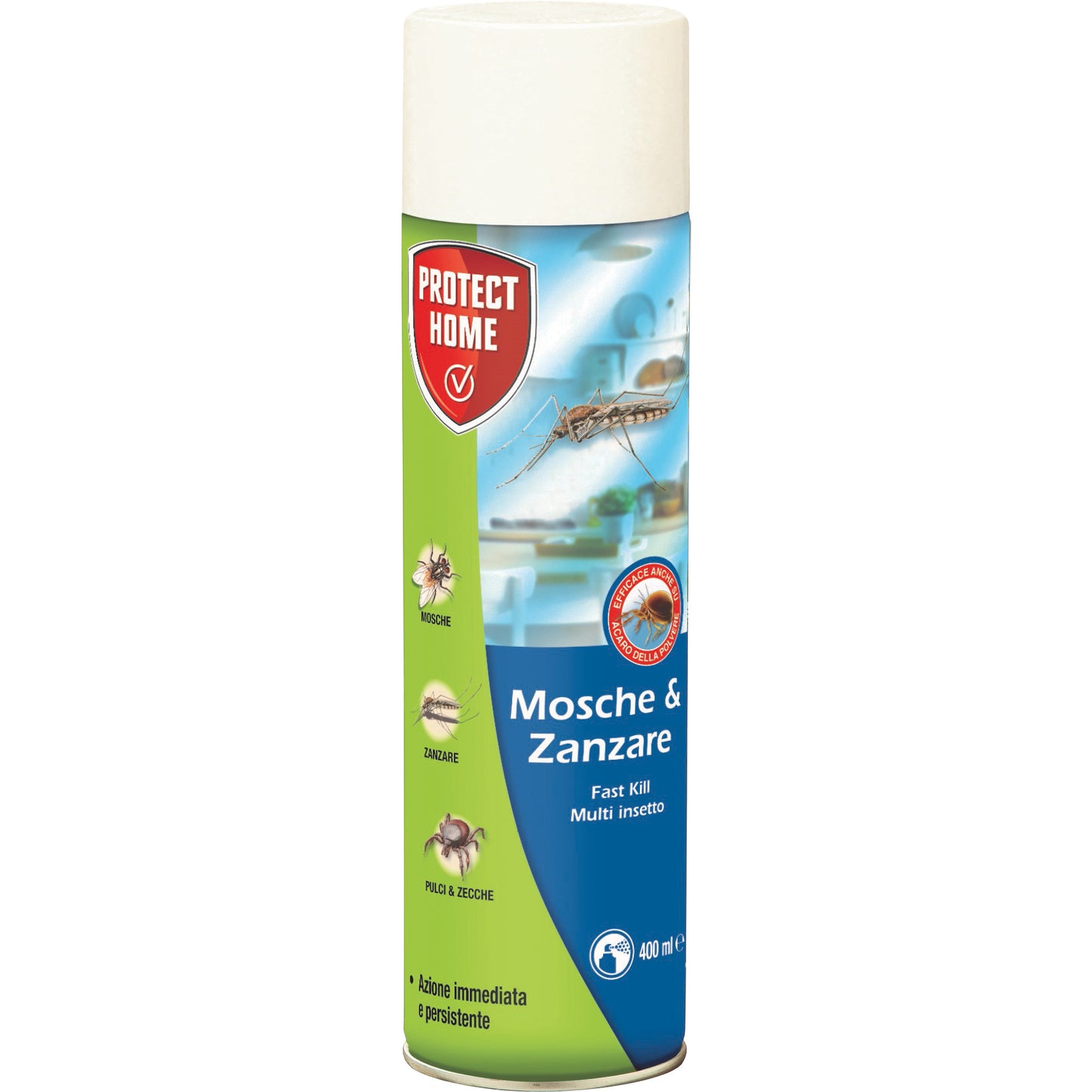 Q.TA'. 12 SBM MOSCHE E ZANZARE FAST KILL SPRAY 400 ML