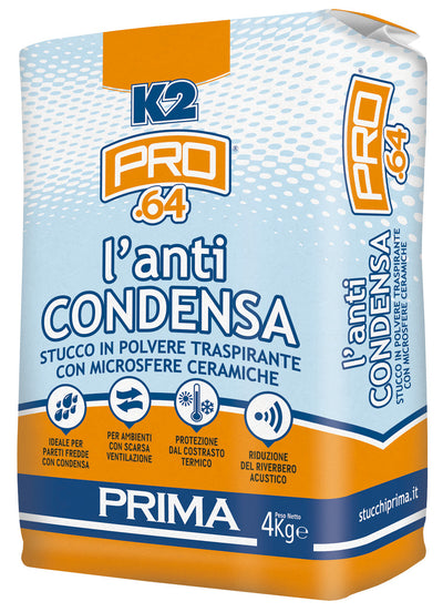 Q.TA'. 4 STUCCO ANTICONDENSA IN POLVERE K2 DA 4 KG