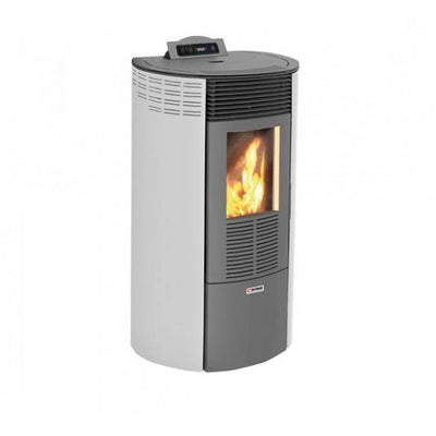 STUFA PELLET VENTIL 8.7KW KING ROUND12 BIANCO