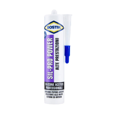 Q.TA' 12 BOSTIK CARTUCCIA SIL PRO POWER TESTA MORO 300 ML
