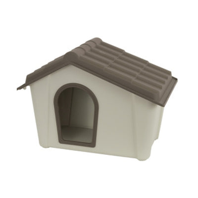 Q.TA' 3 CUCCIA P/CANI RESINA 57X39,0X42,0CM TORTORA BEIGE