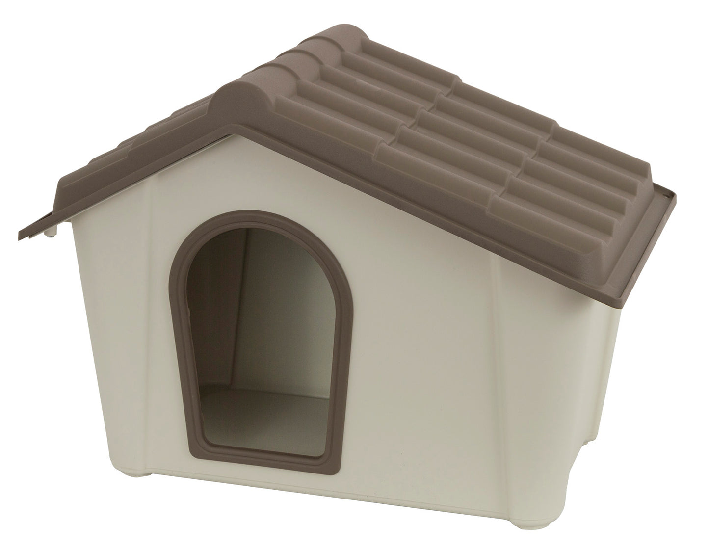 Q.TA'. 3 CUCCIA PER CANI RESINA 57X39,0X42,0 CM TORTORA BEIGE