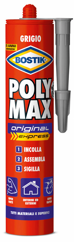 BOSTIK POLYMAX ORIGINAL 425 G GRIGIO CARTUCCIA