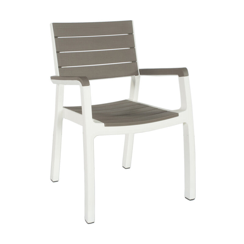 Q.TA' 1 POLTRONA HARMONY BIANCO CAPPUCCINO