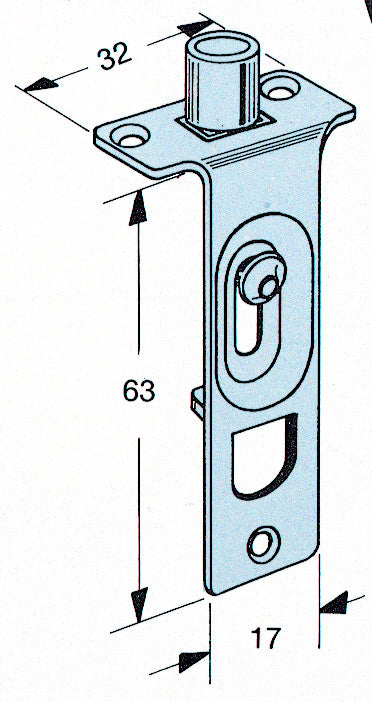 Q.TA'. 50 OMGE 316 CATENACCIO ANT SCORR RULLO BUSS 10 MM