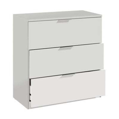 Q.TA' 1 KIT CASSETTONE 3 CASSETTI 80X38X77 BIANCO