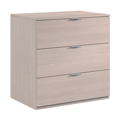 Q.TA' 1 KIT CASSETTONE 3 CASSETTI 80X38X77 ROVERE CHIARO
