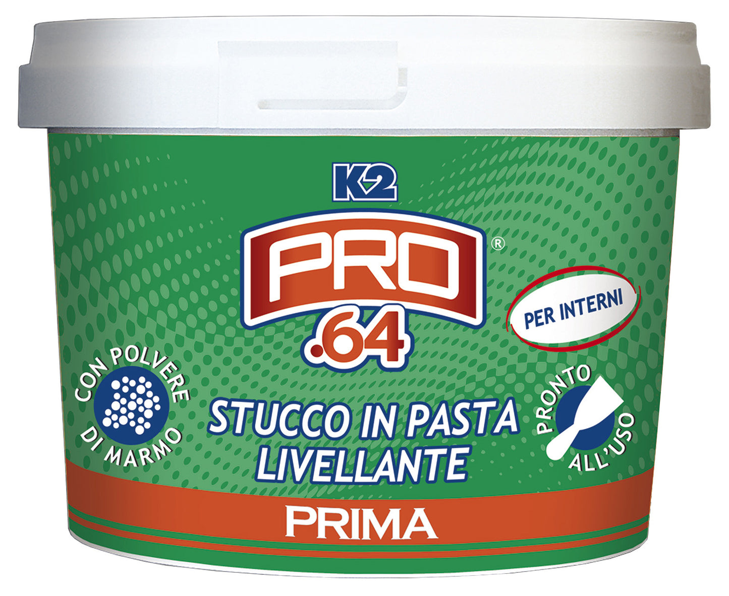 Q.TA'. 12 STUCCO IN PASTA LIVELLANTE PRO 64 K2 DA 1 KG